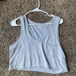 Aerie Cropped Pocket Tank Top